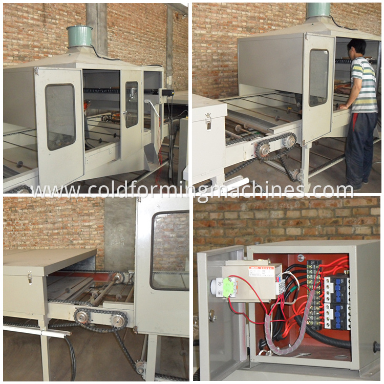 Stone coated roll forming machine